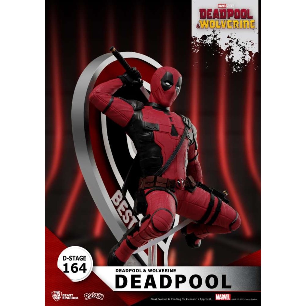 BEAST KINGDOM D-STAGE DEADPOOL & WOLVERINE DEADPOOL DIORAMA STATUE
