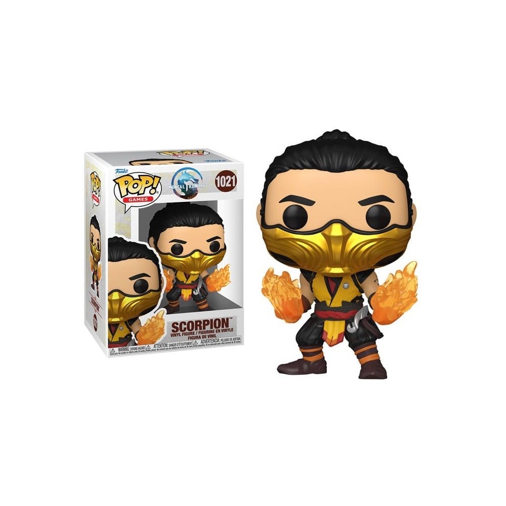 FUNKO FUNKO POP! MORTAL KOMBAT SCORPION BOBBLE HEAD