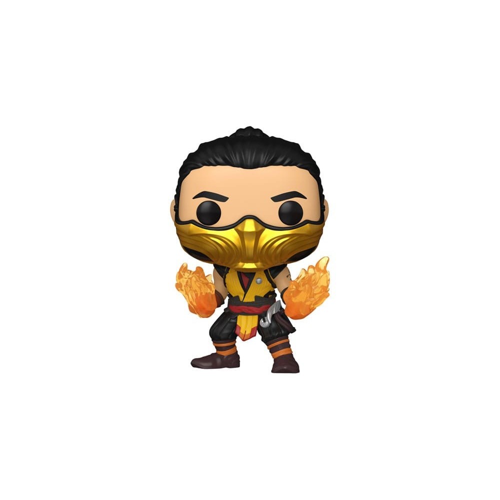 FUNKO POP! MORTAL KOMBAT 1 SCORPION BOBBLE HEAD FIGURE FUNKO