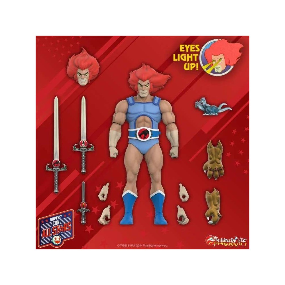 THUNDERCATS ULTIMATES LION-O LED EYES ACTION FIGURE SUPER7