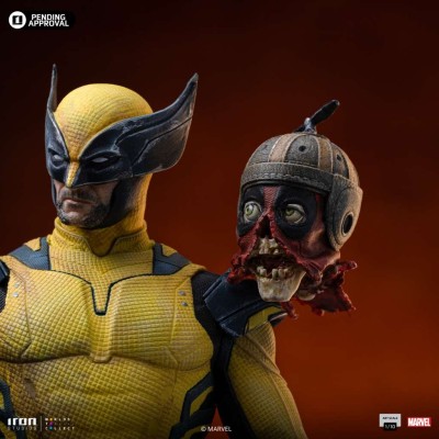 DEADPOOL & WOLVERINE ART SCALE WOLVERINE 1/10 STATUA FIGURE IRON STUDIOS