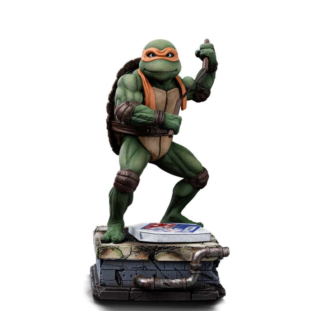 TEENAGE MUTANT NINJA TURTLES ART SCALE MICHELANGELO 1/10 STATUA FIGURE IRON STUDIOS