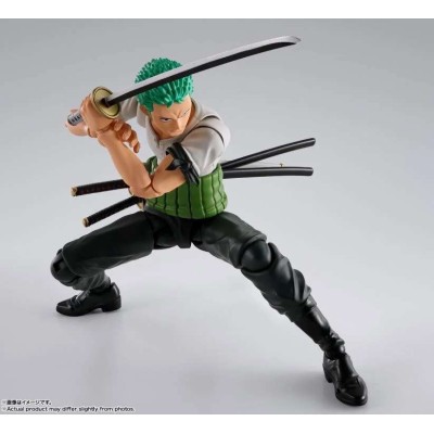 BANDAI ONE PIECE ROMANCE DAWN RORONOA ZORO SH FIGUARTS ACTION FIGURE