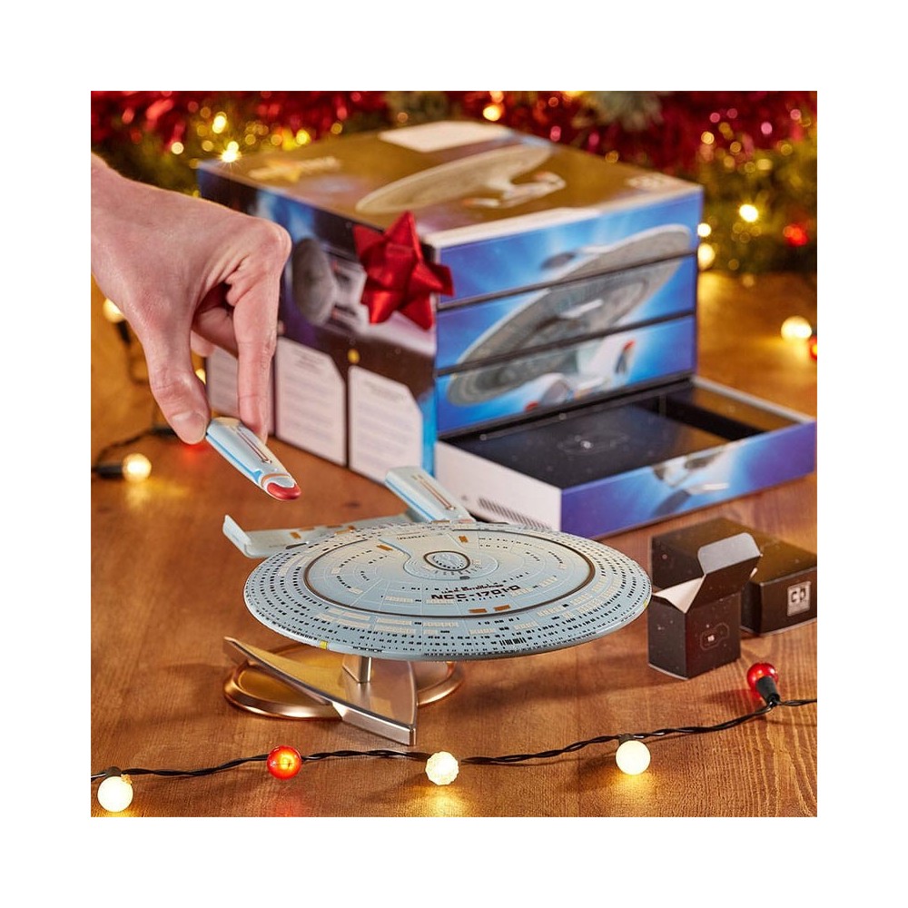 NUMSKULL STAR TREK USS ENTERPRISE COUNTDOWN CHARACTER ADVENT CALENDAR MODEL KIT