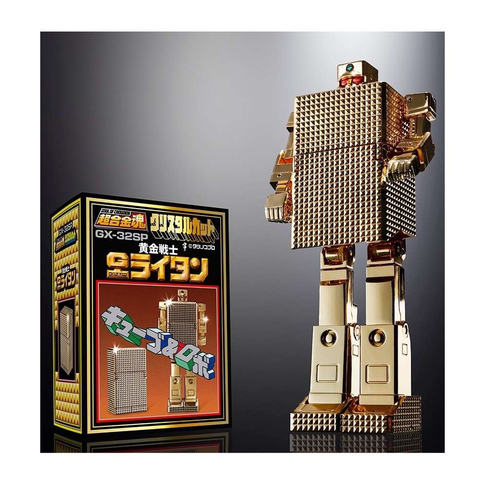 BANDAI SOUL OF CHOGOKIN GX32SP GOLD LIGHTAN GOLDEN WARRIOR ACTION FIGURE
