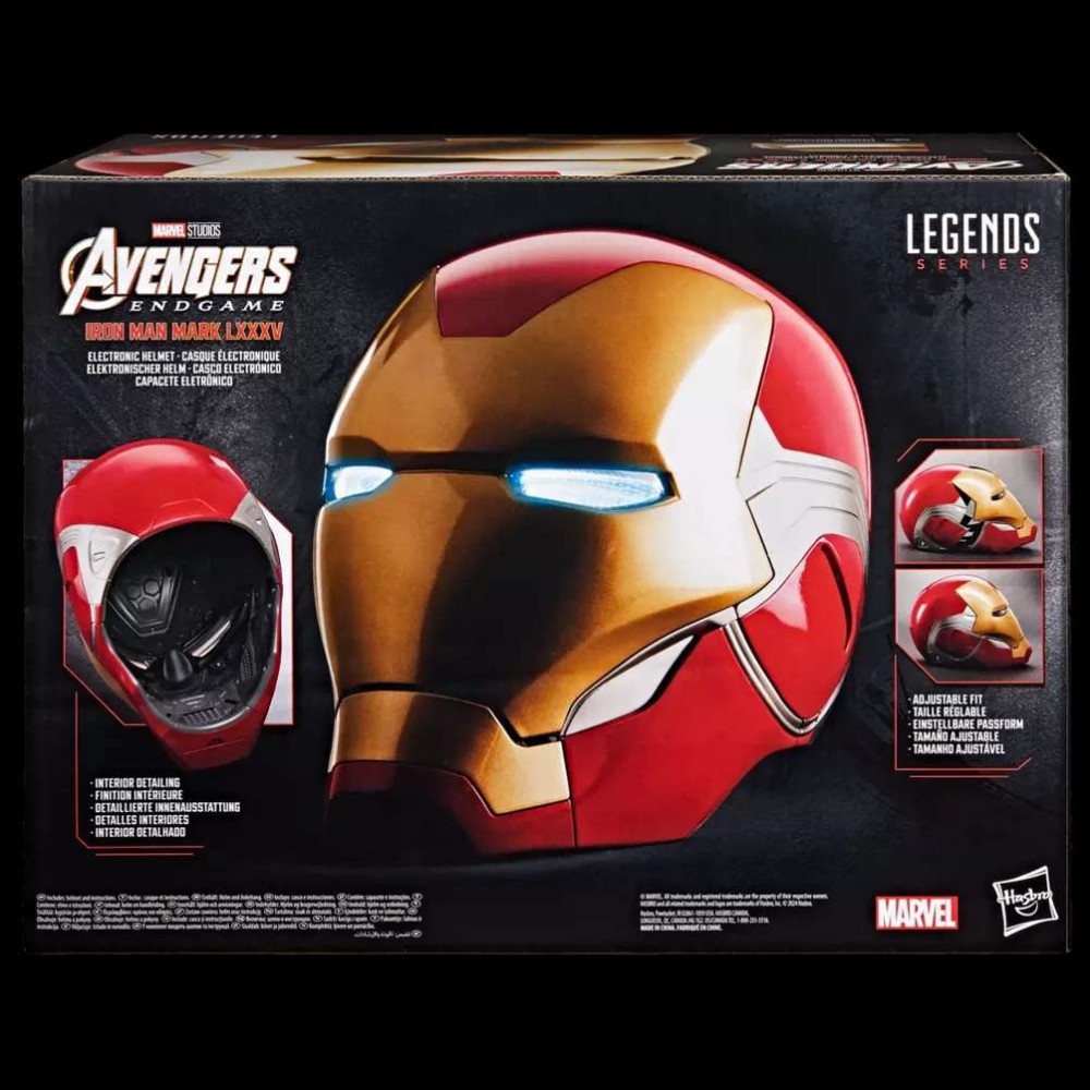 HASBRO MARVEL ELECTRONIC HELMET IRON MAN MARK LXXXV FULL SCALE 1/1