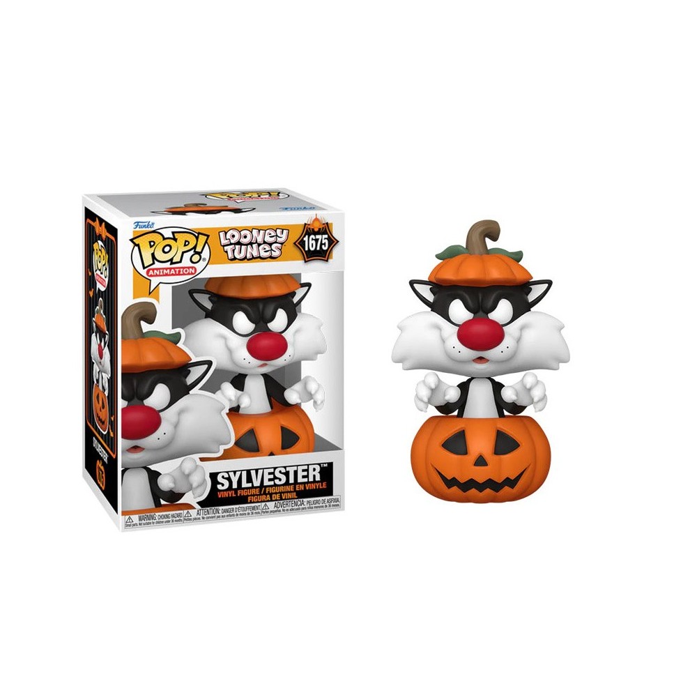 FUNKO FUNKO POP! LOONEY TUNES HALLOWEEN SYLVESTER BOBBLE HEAD FIGURE