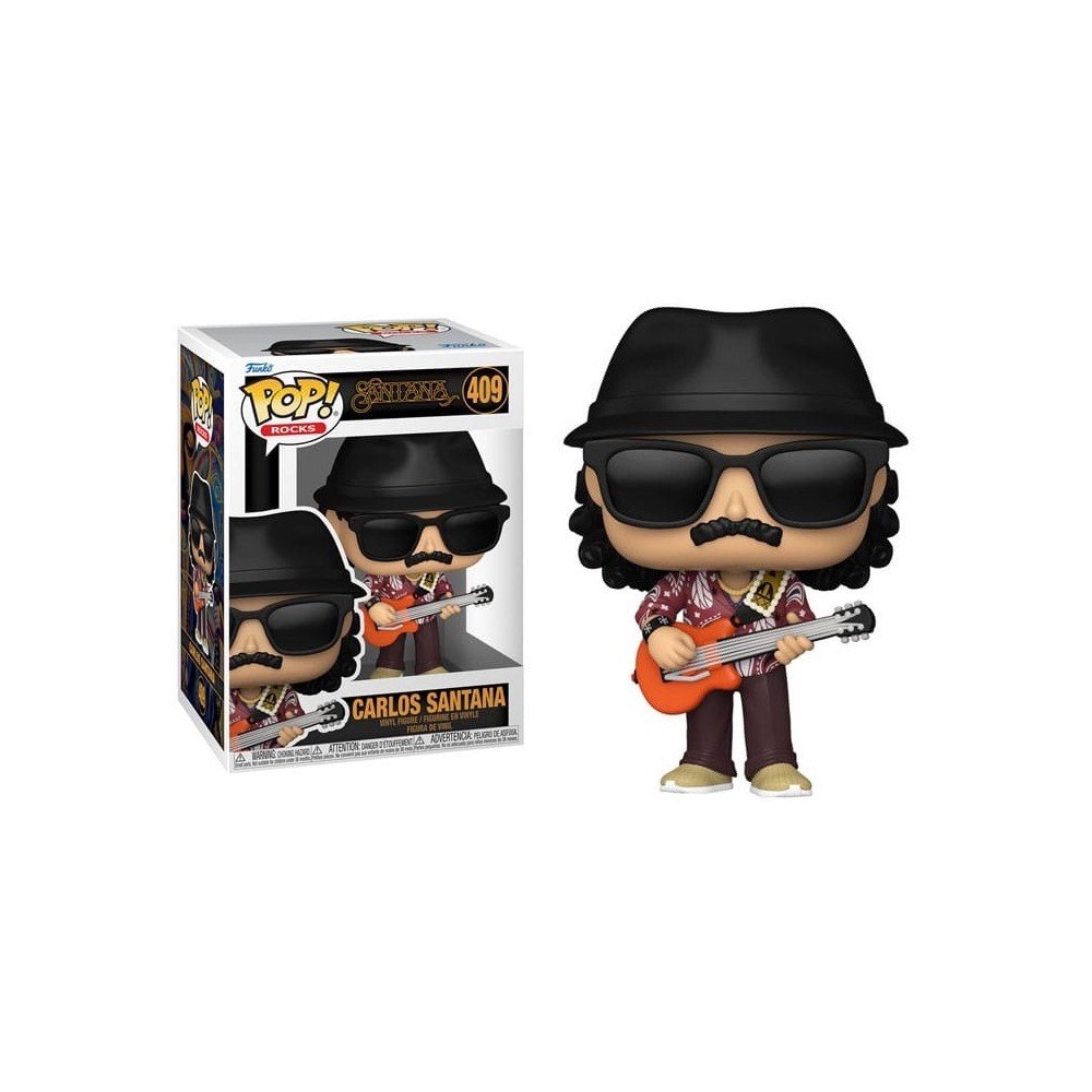 FUNKO POP! ROCKS CARLOS SANTANA BOBBLE HEAD FIGURE FUNKO