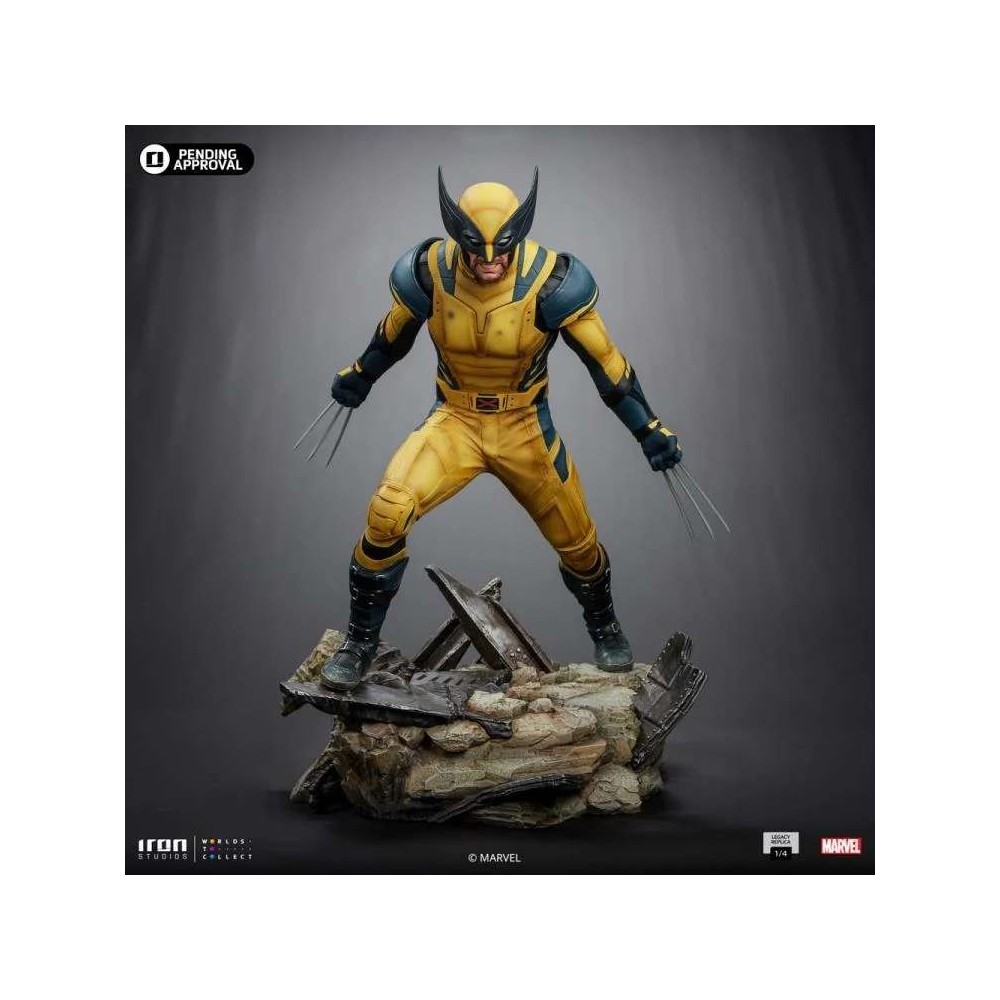 IRON STUDIOS DEADPOOL AND WOLVERINE LEGACY REPLICA WOLVERINE 1/4 STATUE FIGURE