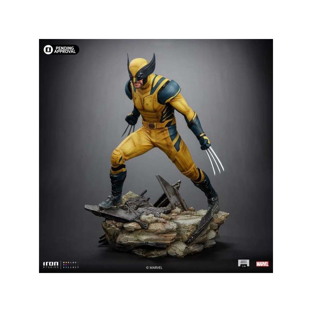 IRON STUDIOS DEADPOOL AND WOLVERINE LEGACY REPLICA WOLVERINE 1/4 STATUE FIGURE