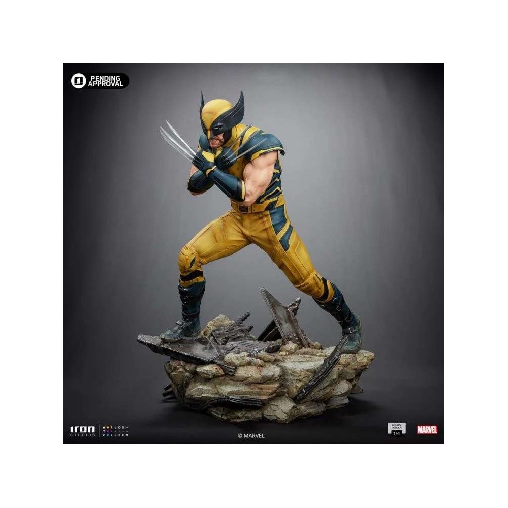 IRON STUDIOS DEADPOOL AND WOLVERINE LEGACY REPLICA WOLVERINE 1/4 STATUE FIGURE