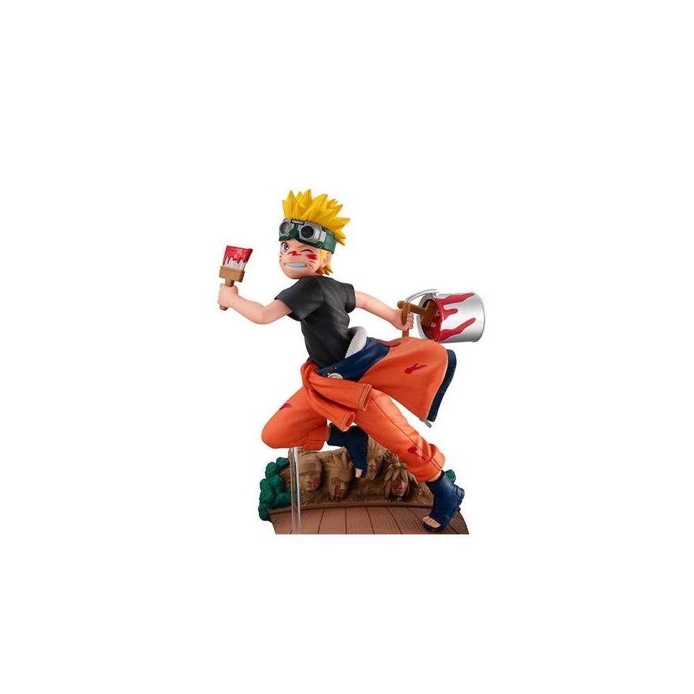 MEGAHOUSE NARUTO SHIPPUDEN NARUTO UZUMAKI GO GEM STATUE FIGURE WITH EXTRA HEAD