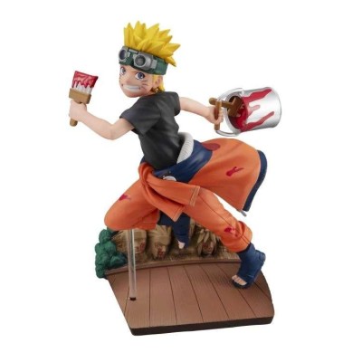 MEGAHOUSE NARUTO SHIPPUDEN NARUTO UZUMAKI GO GEM STATUE FIGURE WITH EXTRA HEAD