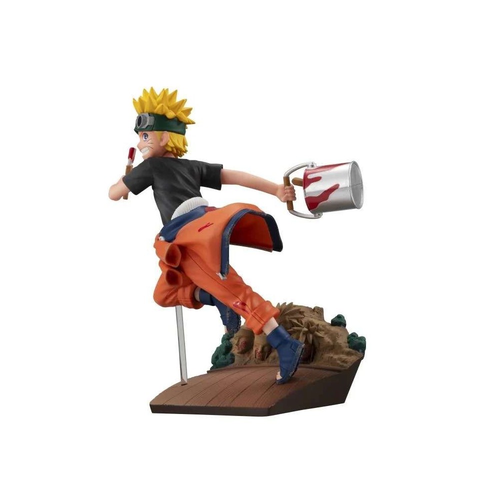 MEGAHOUSE NARUTO SHIPPUDEN NARUTO UZUMAKI GO GEM STATUE FIGURE WITH EXTRA HEAD