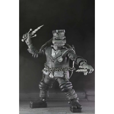 NECA UNIVERSAL MONSTERS X TMNT TEENAGE MUTANT NINJA TURTLES BLACK AND WHITE 4-PACK ACTION FIGURES