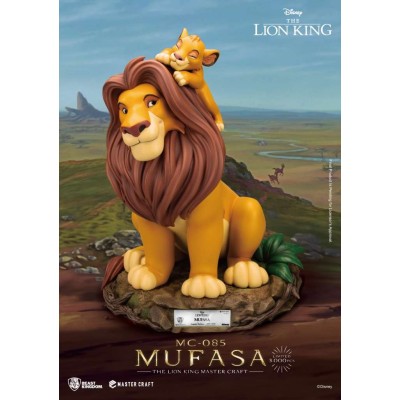 IL RE LEONE MUFASA MASTER CRAFT STATUA RESINA FIGURE BEAST KINGDOM