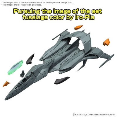 YAMATO 3199 MECHA COLL DX COSMO PYTHON 2X SET MODEL KIT FIGURE BANDAI