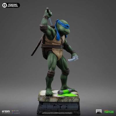 TEENAGE MUTANT NINJA TURTLES ART SCALE LEONARDO 1/10 STATUA FIGURE IRON STUDIOS