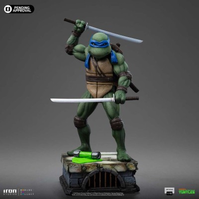 IRON STUDIOS TMNT LEONARDO ART SCALE 1/10 STATUE FIGURE