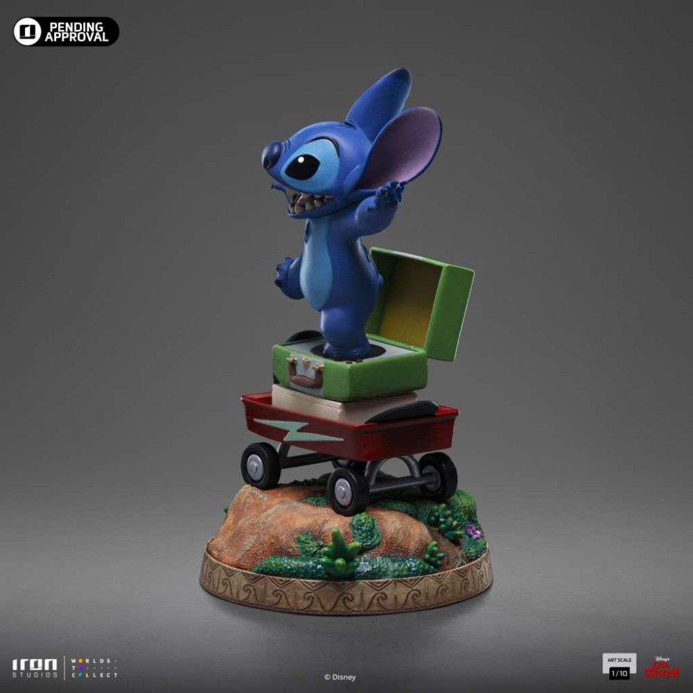 IRON STUDIOS LILO AND STITCH STITCH ART SCALE 1/10 STATUE FIGURE