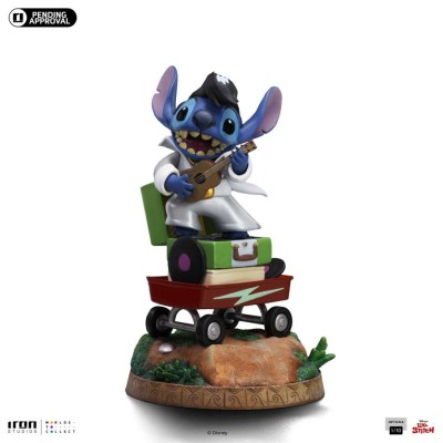 IRON STUDIOS LILO AND STITCH KING OF ROCK STITCH ART SCALE 1/10 STATUE FIGURE