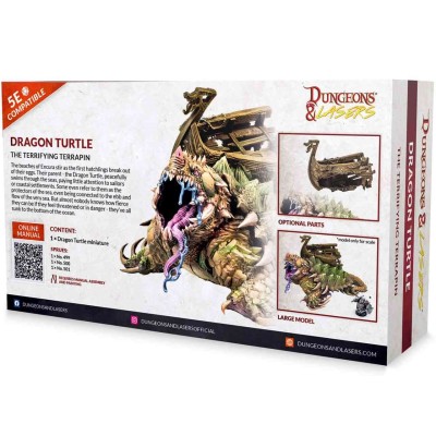 ARCHON STUDIO DUNGEONS AND LASERS DRAGON TURTLE THE TERRIFYING TERRAPIN XL MINIATURE FIGURE