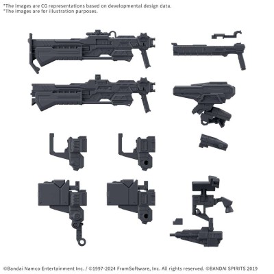 BANDAI 30MM OPTION PARTS SET ARMORED CORE VI WEAPON SET 3 MODEL KIT