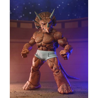 TEENAGE MUTANT NINJA TURTLES TRICERATON GLADIATOR MIRAGE COMICS ACTION FIGURE NECA