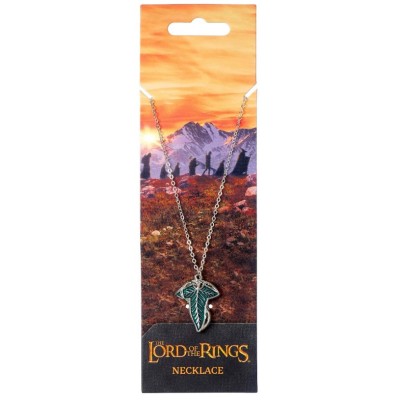 THE LORD OF THE RINGS FOGLIA DI LORIEN COLLANA CARAT