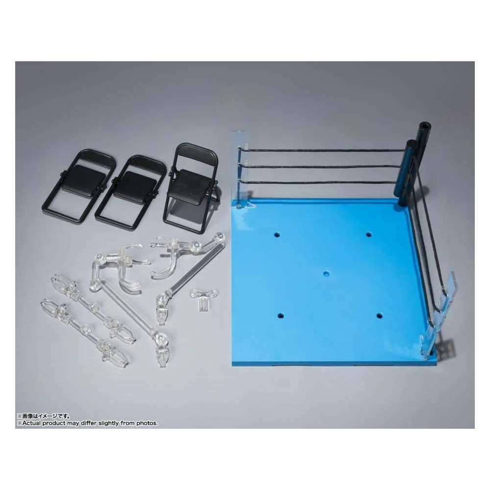 TAMASHII STAGE ACT RING CORNER NEUTRAL + FOLDING CHAIR SET BANDAI