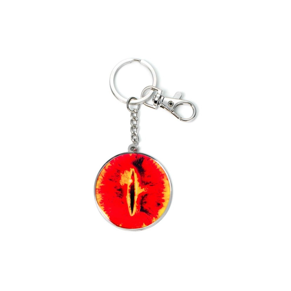 THE LORD OF THE RINGS OCCHIO DI SAURON METAL KEYCHAIN PORTACHIAVI CARAT