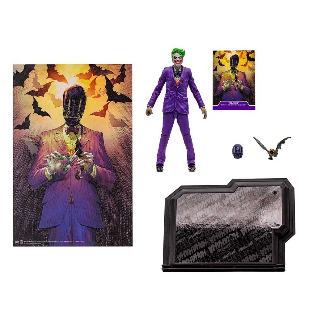 BATMAN THE JOKER THE DEADLY DUO GOLD LABEL ACTION FIGURE MC FARLANE