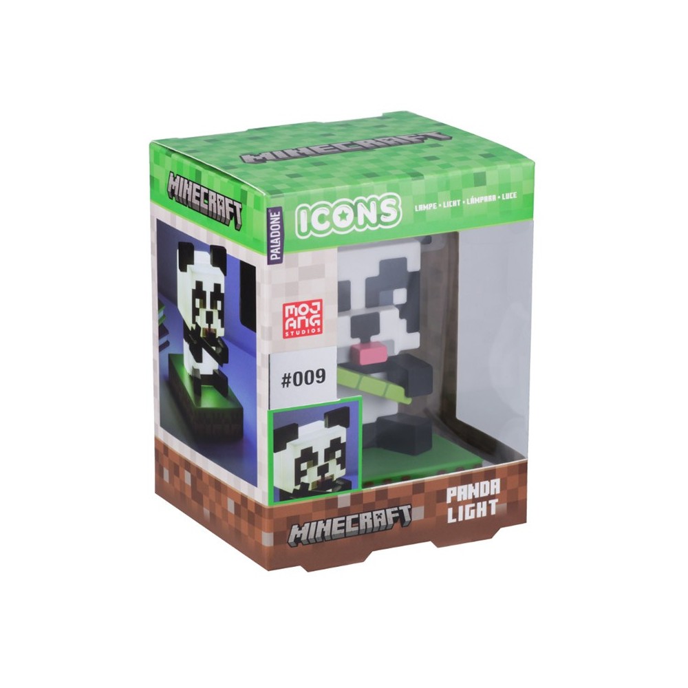 PALADONE PRODUCTS MINECRAFT 3D LAMP ICONS PANDA LIGHT FIGURE