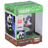 PALADONE PRODUCTS MINECRAFT 3D LAMP ICONS PANDA LIGHT FIGURE