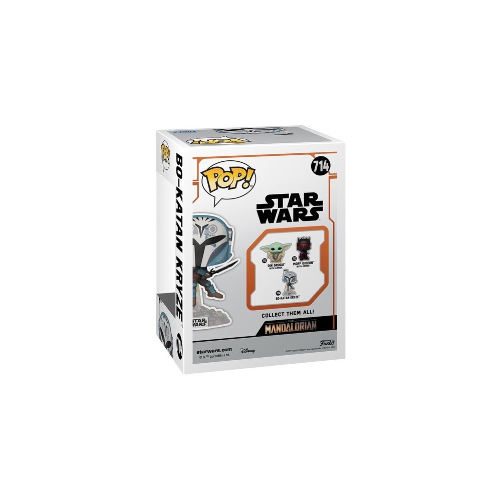 FUNKO POP! STAR WARS THE MANDALORIAN BO-KATAN KRYZE 714 BOBBLE HEAD KNOCKER FIGURE FUNKO