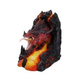 DUNGEONS AND DRAGONS RED DRAGON BOOKEND FIGURE FERMALIBRI WIZKIDS