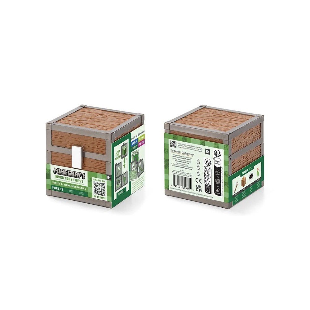 MINECRAFT INVENTORY CHEST SERIE 1 FOREST REPLICA NOBLE COLLECTIONS