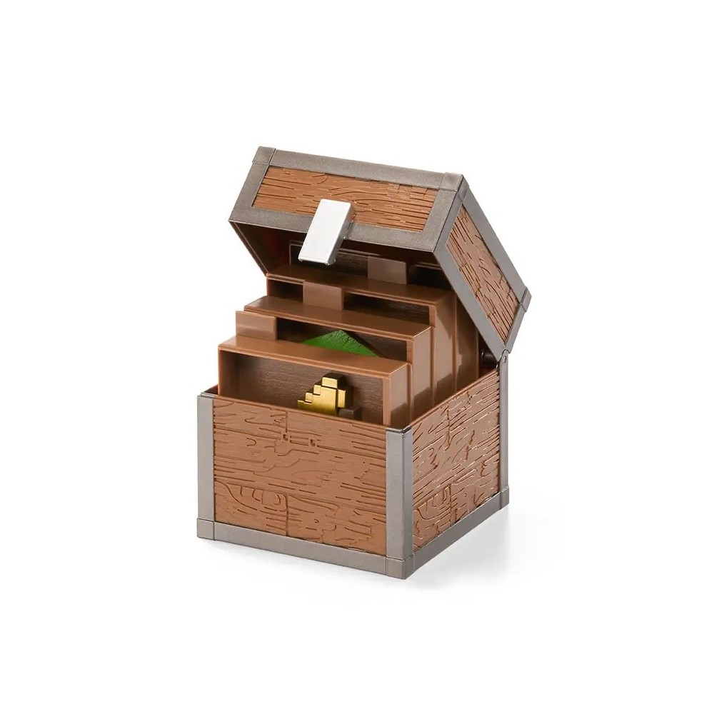 NOBLE COLLECTIONS MINECRAFT INVENTORY CHEST SERIES 1 PLAINS REPLICA
