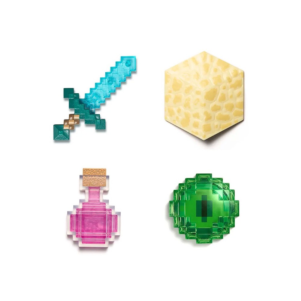 NOBLE COLLECTIONS MINECRAFT INVENTORY CHEST SERIES 1 THE END REPLICA