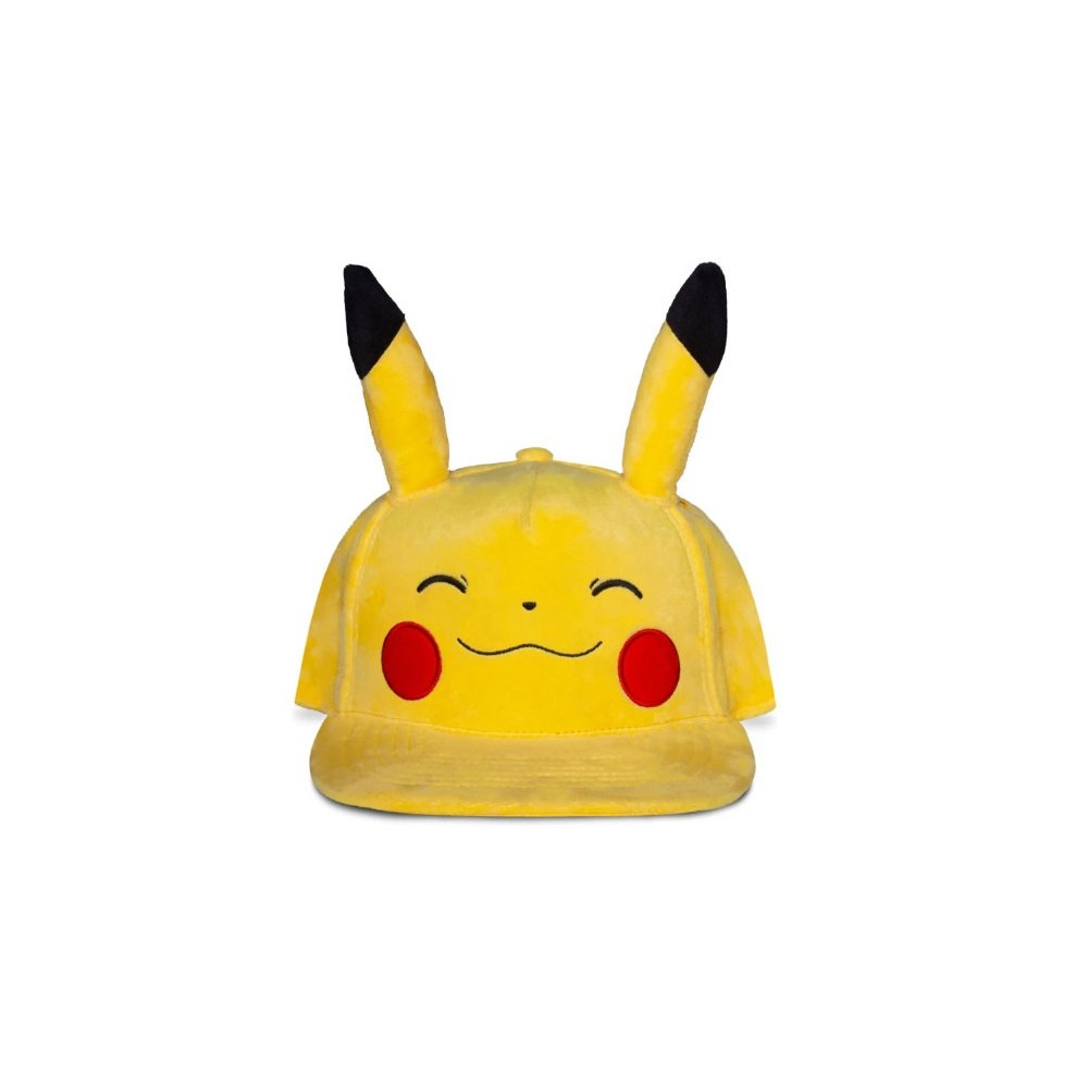 POKEMON SMILING PIKACHU BASEBALL CAP CAPPELLO DIFUZED