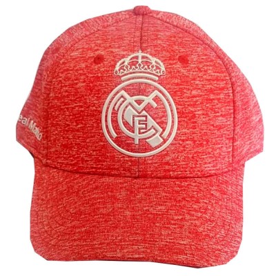 REAL MADRID UFFICIALE LOGO BIANCO CAPPELLO ROSSO BASEBALL CAP