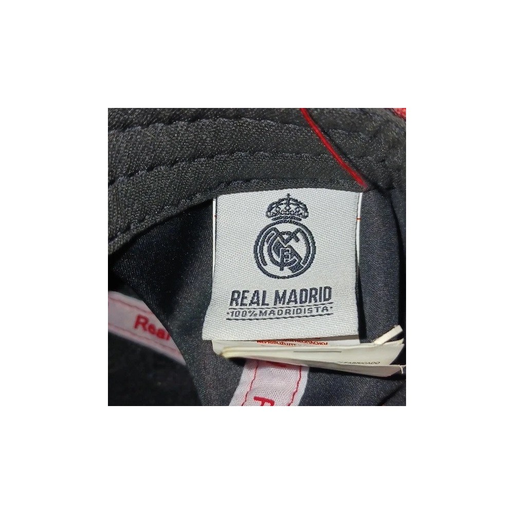 REAL MADRID UFFICIALE LOGO BIANCO CAPPELLO ROSSO BASEBALL CAP