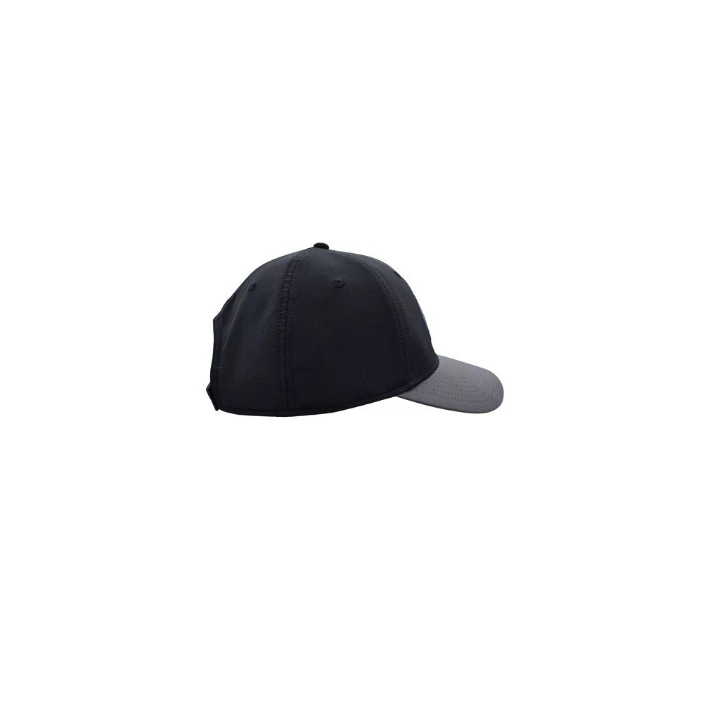 REAL MADRID UFFICIALE GREY LOGO BLACK BASEBALL CAP
