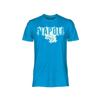 MAGLIA T SHIRT UFFICIALE SSC NAPOLI PUZZLE AZZURRA