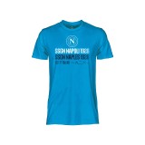 MAGLIA T SHIRT UFFICIALE SSC NAPOLI TRILINGUE AZZURRA