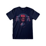 MAGLIA T SHIRT STAR WARS DARTH VADER TROOPERS DEATHSTAR BLU