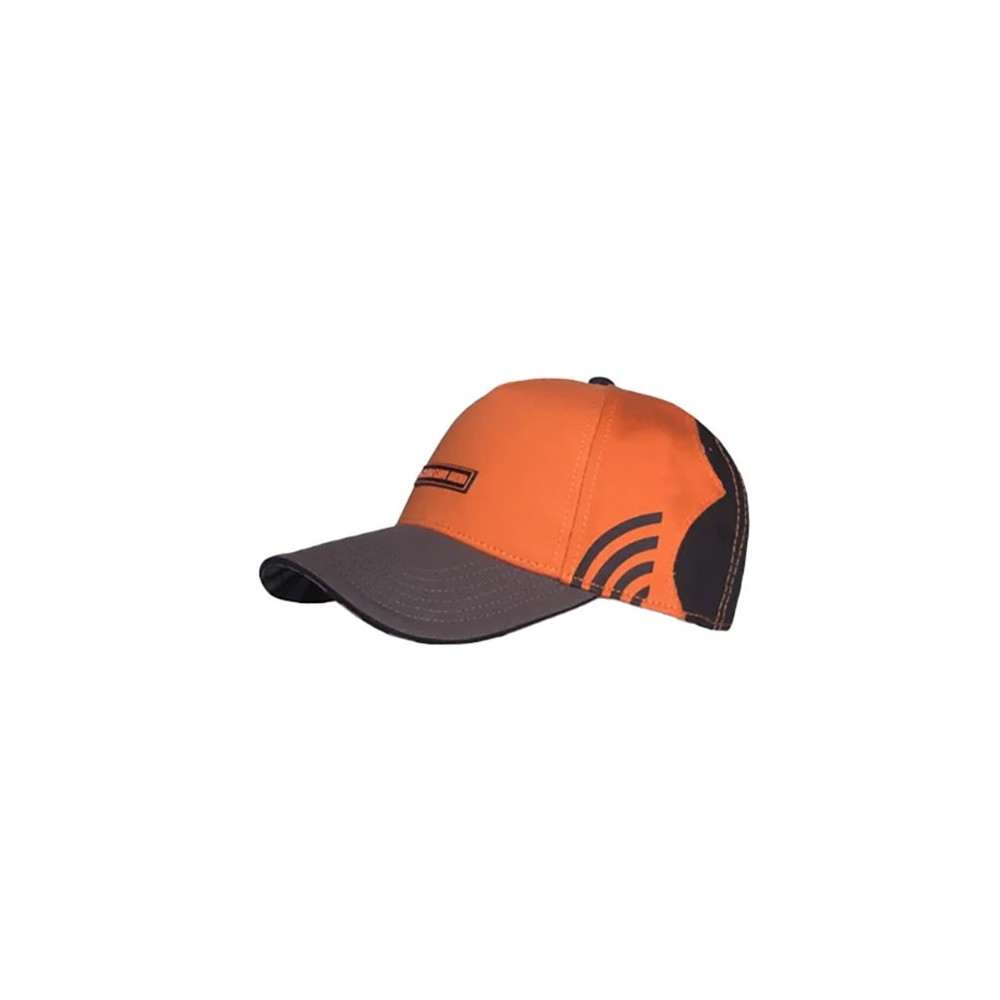 DIFUZED CHAINSAW MAN BLACK AND ORANGE BASEBALL CAP
