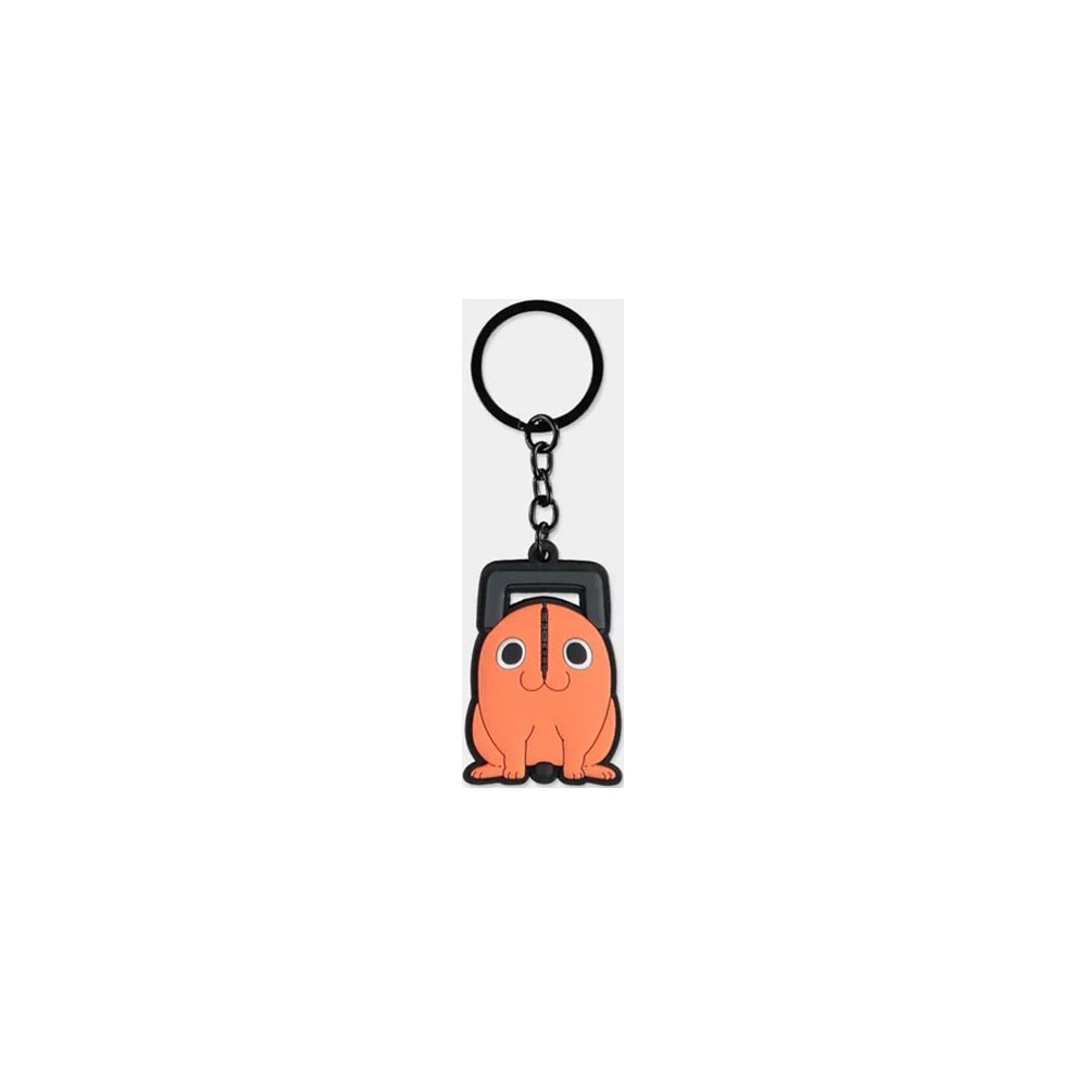 DIFUZED CHAINSAW MAN POCHITA RUBBER KEYCHAIN