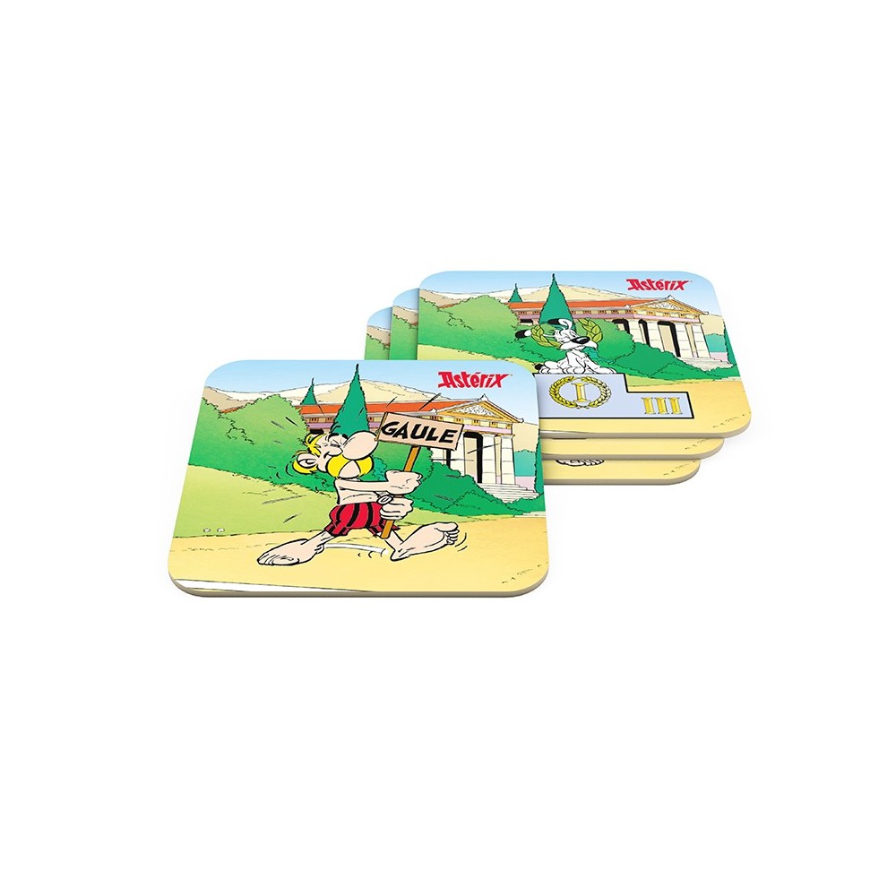 ASTERIX - OLYMPIC GAMES 6 COASTERS SET SOTTOBICCHIERI SD TOYS