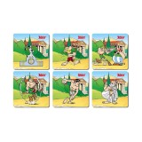 ASTERIX - OLYMPIC GAMES 6 COASTERS SET SOTTOBICCHIERI SD TOYS